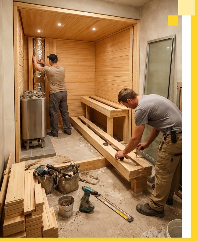 Проектирование и установка домашних саун под ключ в Коврове