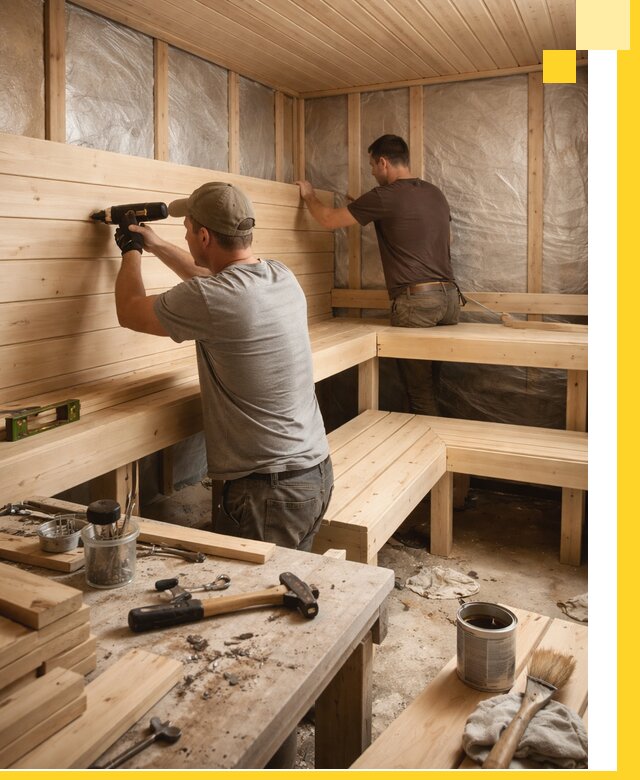 Профессиональная отделка бань и саун под ключ в Коврове