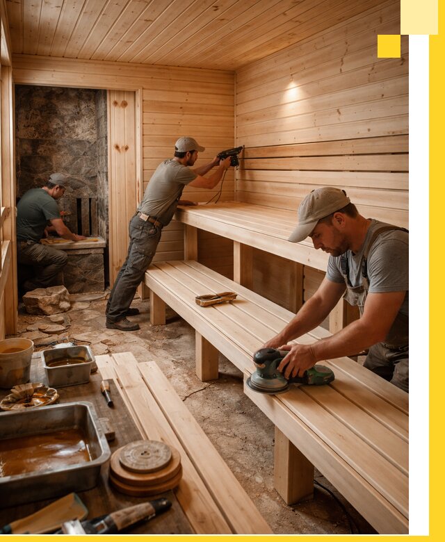 Профессиональная отделка бань в Коврове под ключ, с гарантией