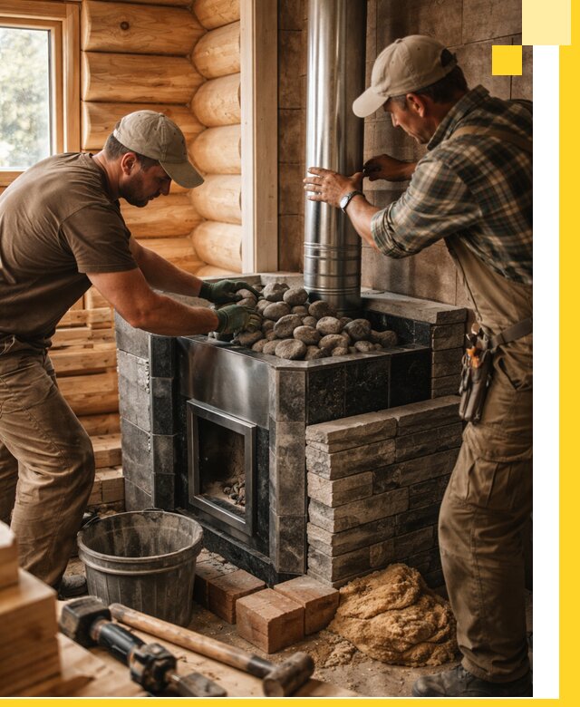 Строительство и отделка русских бань под ключ в Коврове