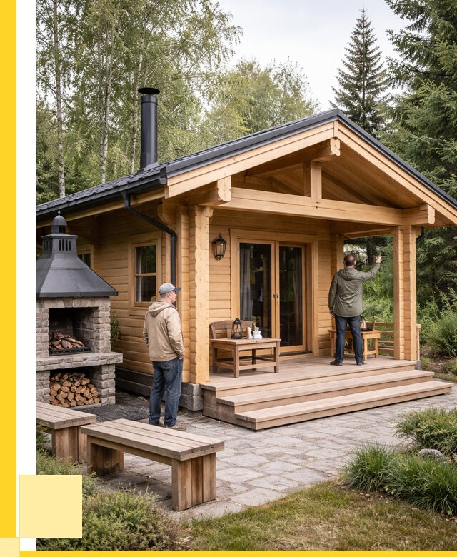 Деревянные бани под ключ в Коврове от 460440 р. | ЭриданКвр