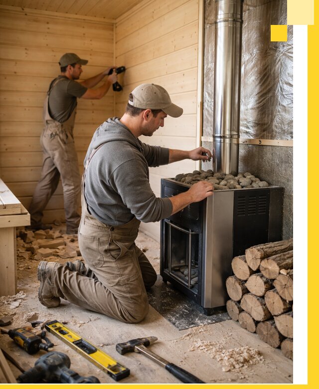 Строительство деревянных бань под ключ в Коврове проекты и монтаж