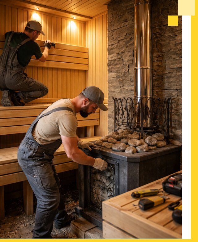 Комплексный дизайн бань, саун и зон отдыха в Коврове