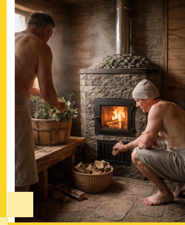 Банные печи под ключ в Коврове от 46044 р. | ЭриданКвр кирпичная