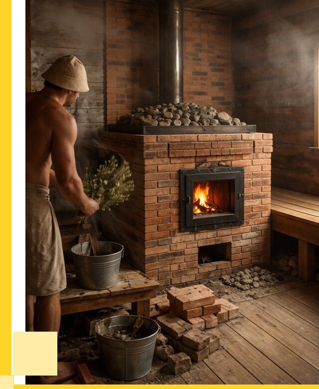 Кирпичные банные печи в Коврове от 92088 р. | ЭриданКвр