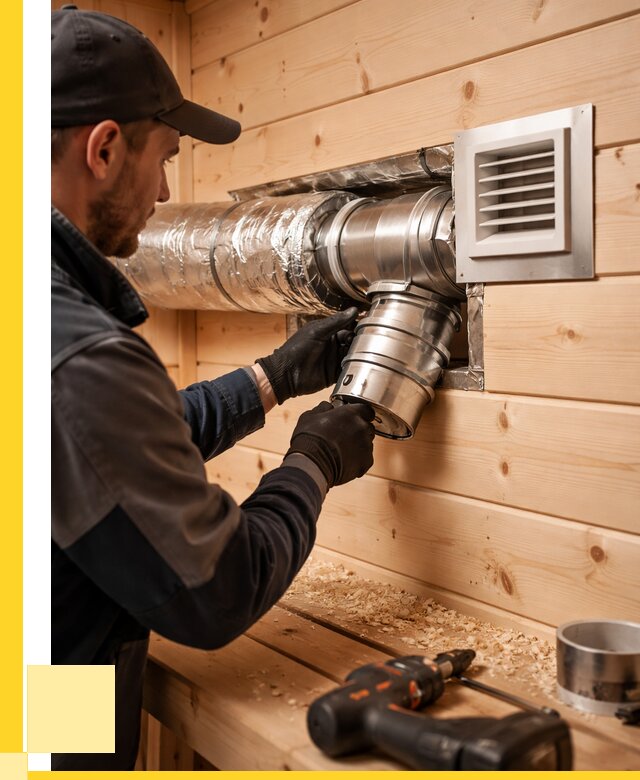 Монтаж вентиляции бани в Коврове от 12278 р. | ЭриданКвр