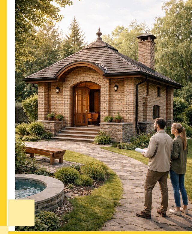 Проект кирпичной бани в Коврове от 30696 р. | ЭриданКвр