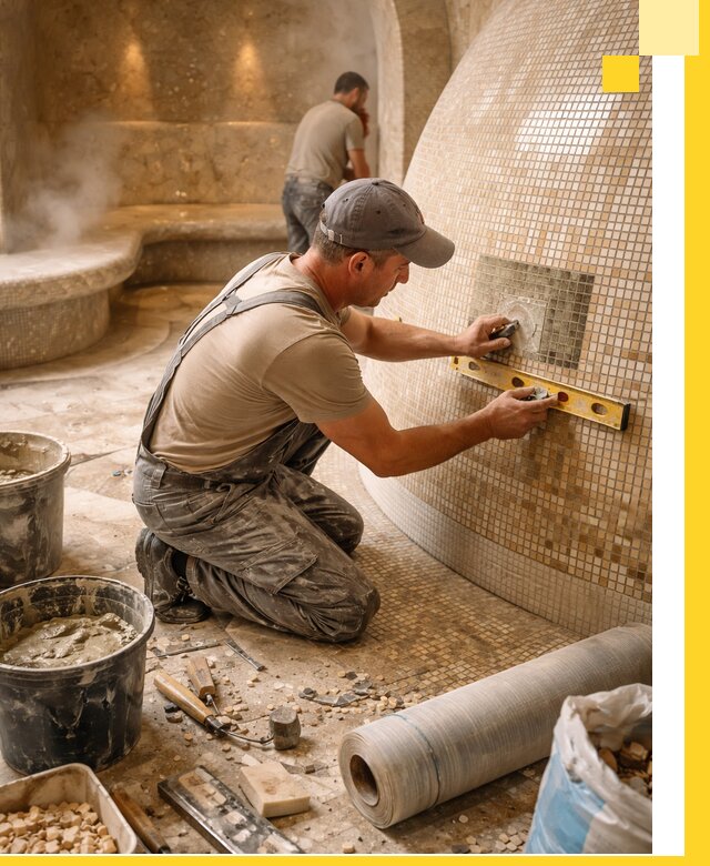 Хамам под ключ в Коврове: проектирование, строительство, отделка