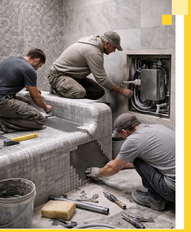 Проекты хамамов под ключ в Коврове и дизайн и строительство