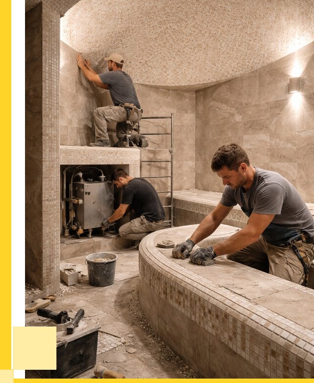 Монтаж хамамов под ключ в Коврове от 255800 р. ЭриданКвр