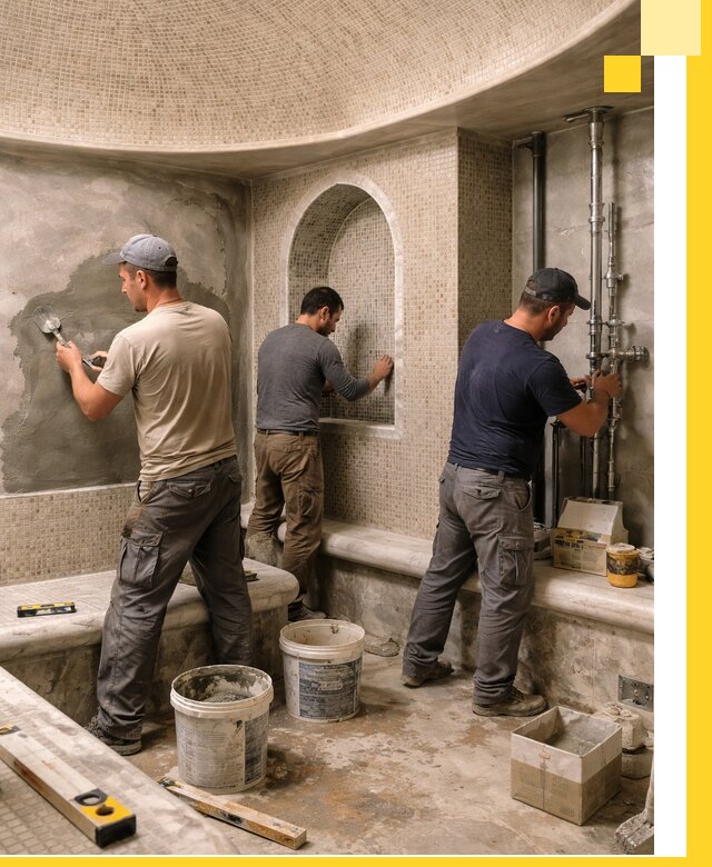 Профессиональный монтаж хамамов под ключ в Коврове с гарантией