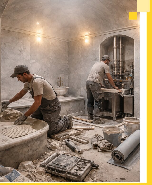 Строительство турецких бань хаммам под ключ в Коврове