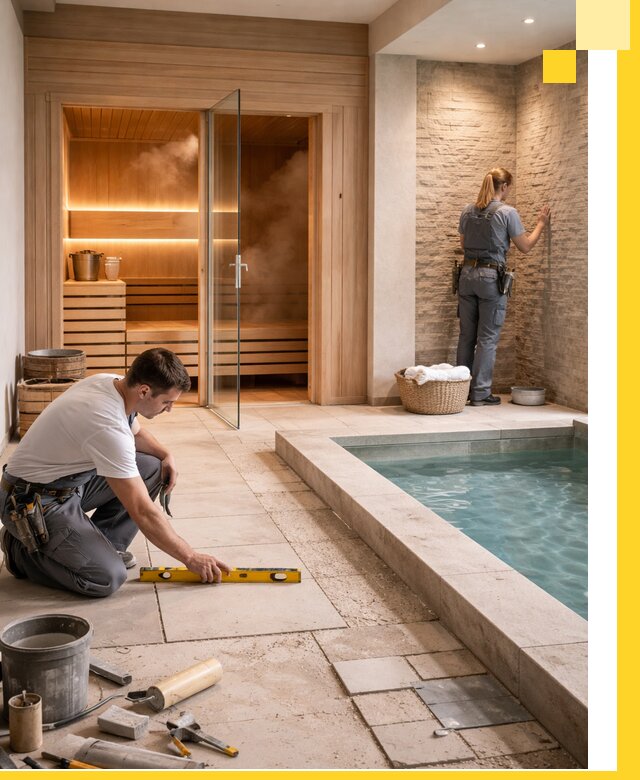 Комплексный дизайн и отделка интерьеров SPA под ключ в Коврове